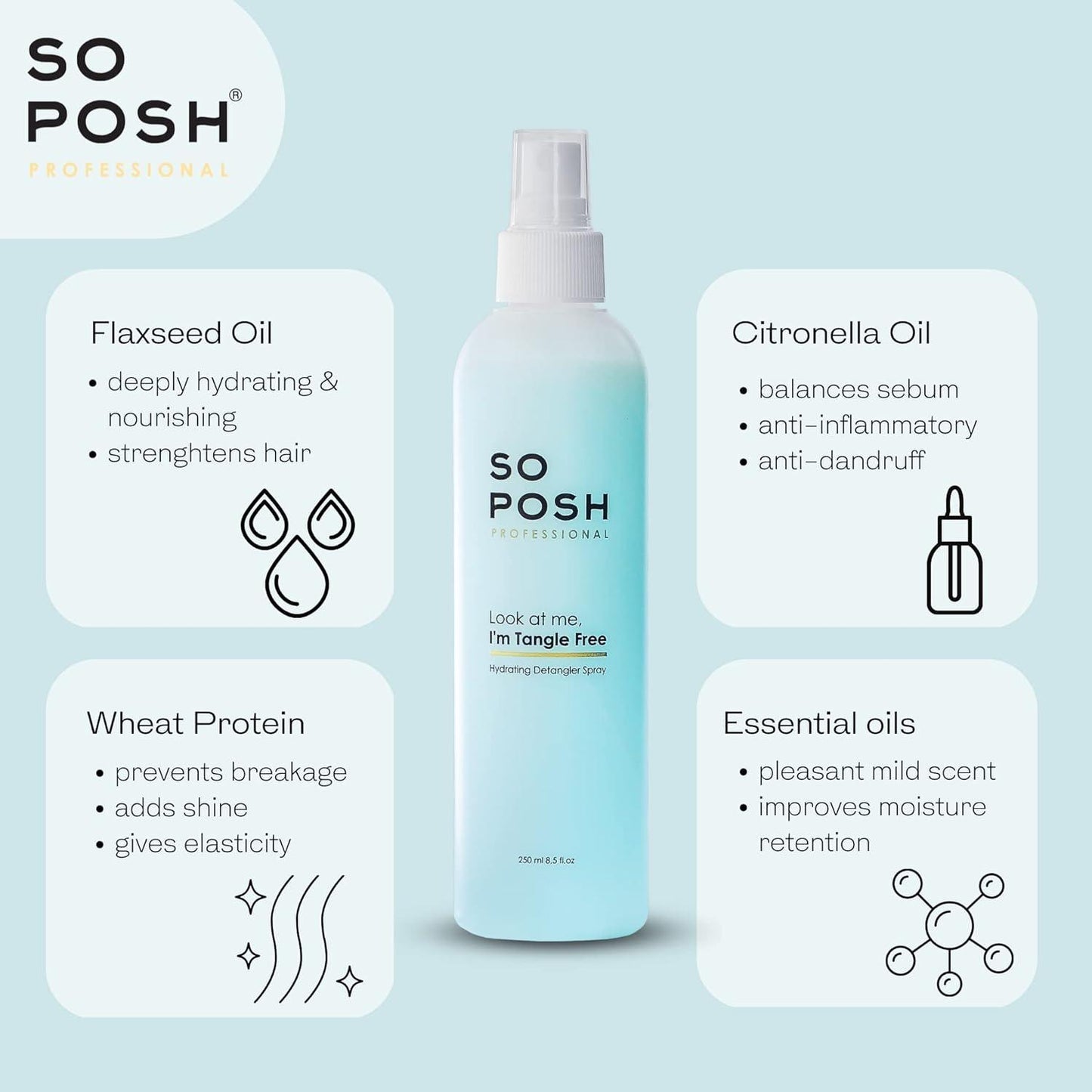 So Posh Detangler Spray